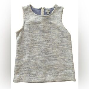 J. Crew Tweed Sleeveless Blouse